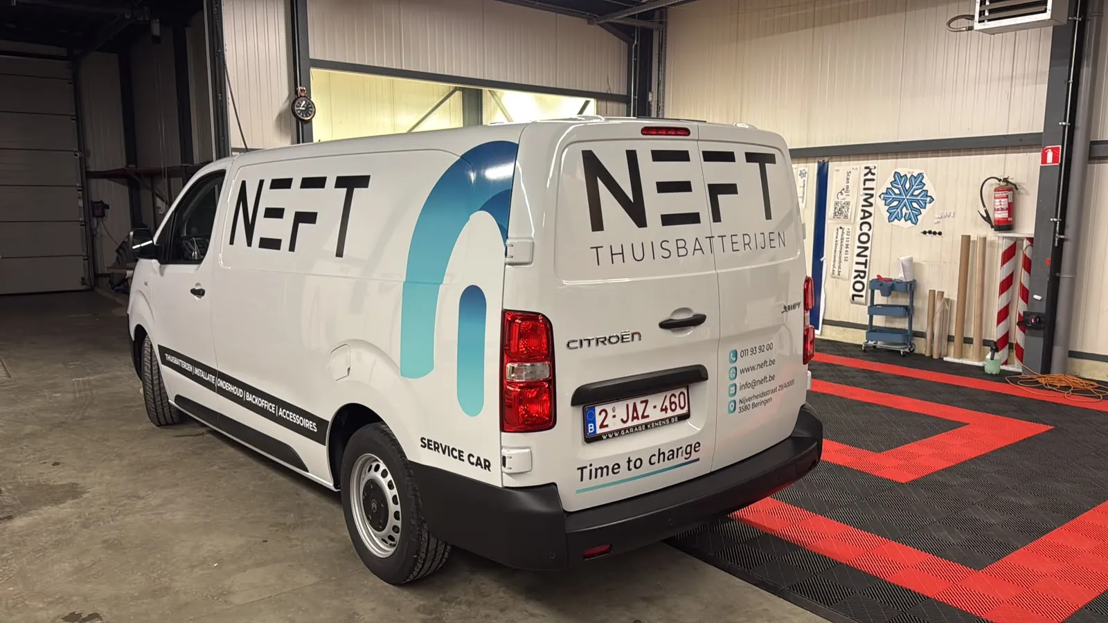 Project: belettering bestelwagen